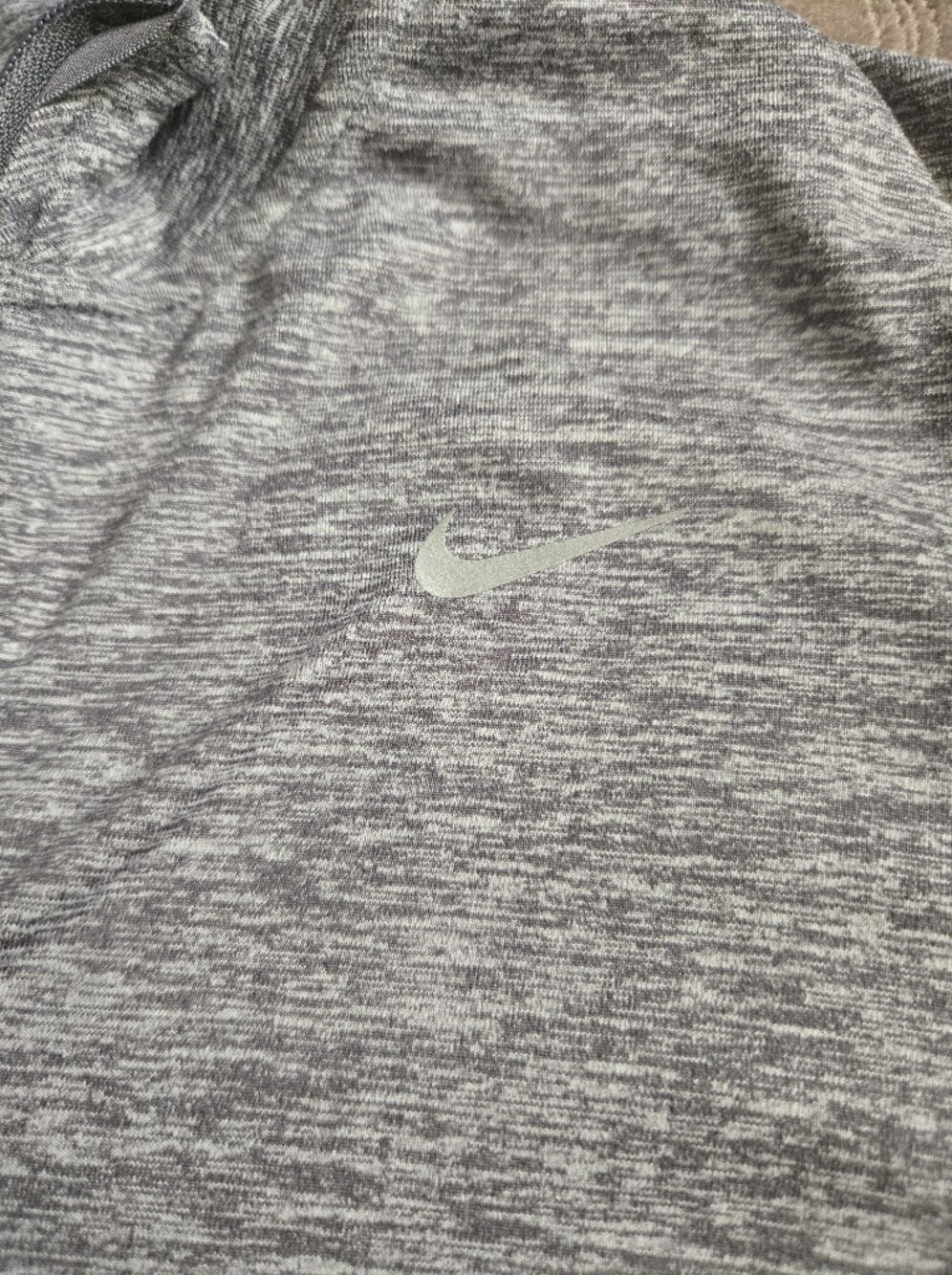 Nike Dri-FIT Element Half 1/4 Zip Running Top Gray Medium - Picture 3 of 7